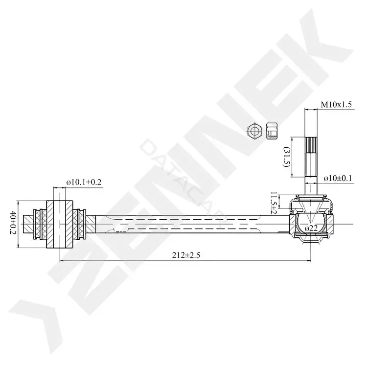 Рычаги ZENNEK DCA0034