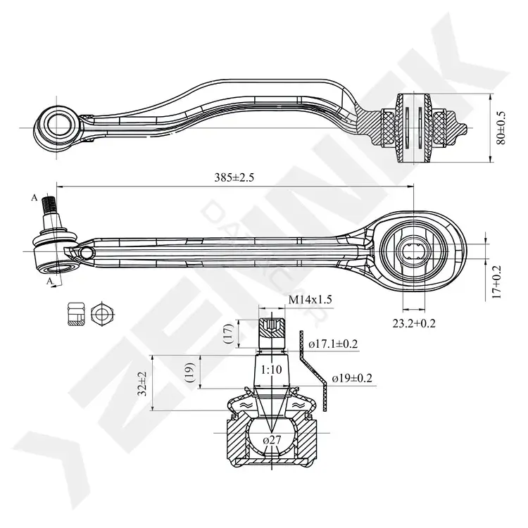 Рычаги ZENNEK DCA0065