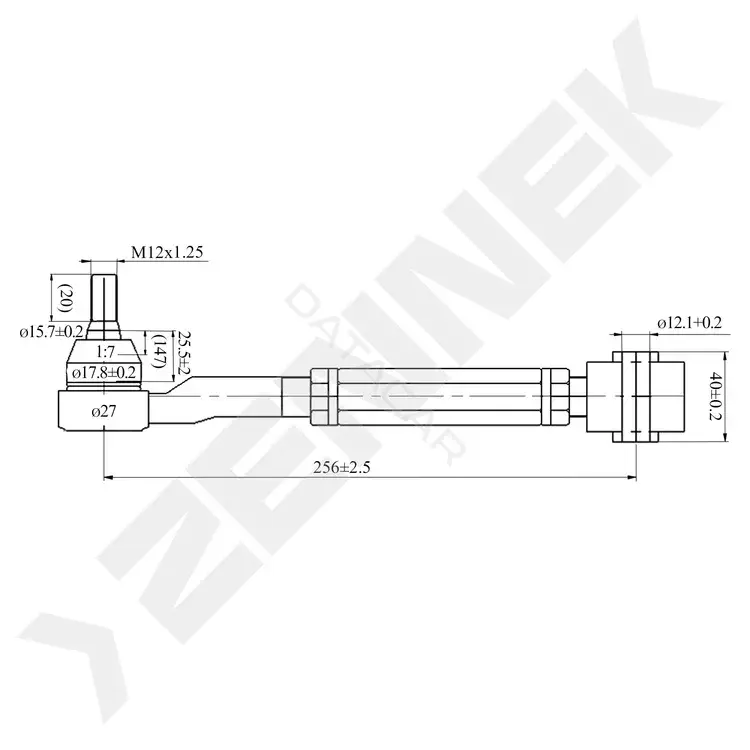 Рычаги ZENNEK DCA0190