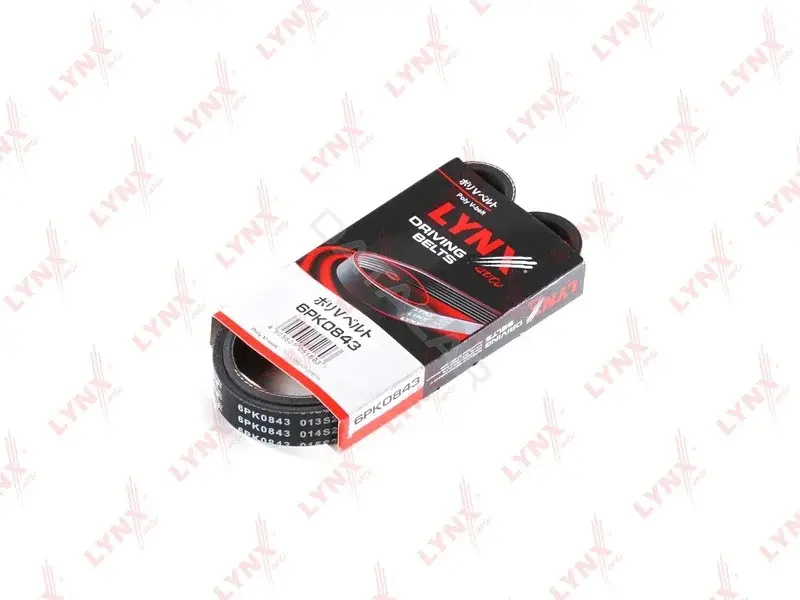 Ремень ручейковый LYNXAUTO 6PK0843