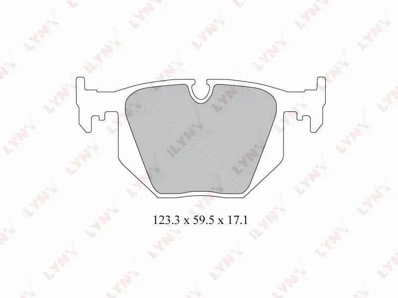 Тормозные колодки LYNXAUTO BD-1403