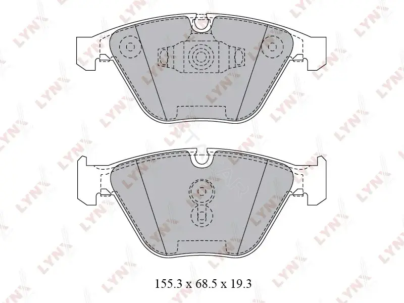 Тормозные колодки LYNXAUTO BD-1423