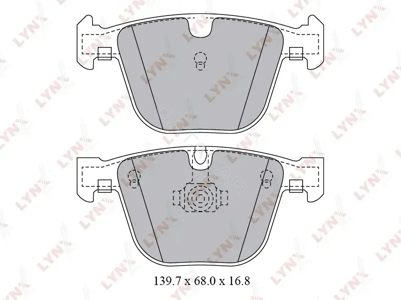 Тормозные колодки LYNXAUTO BD-1425