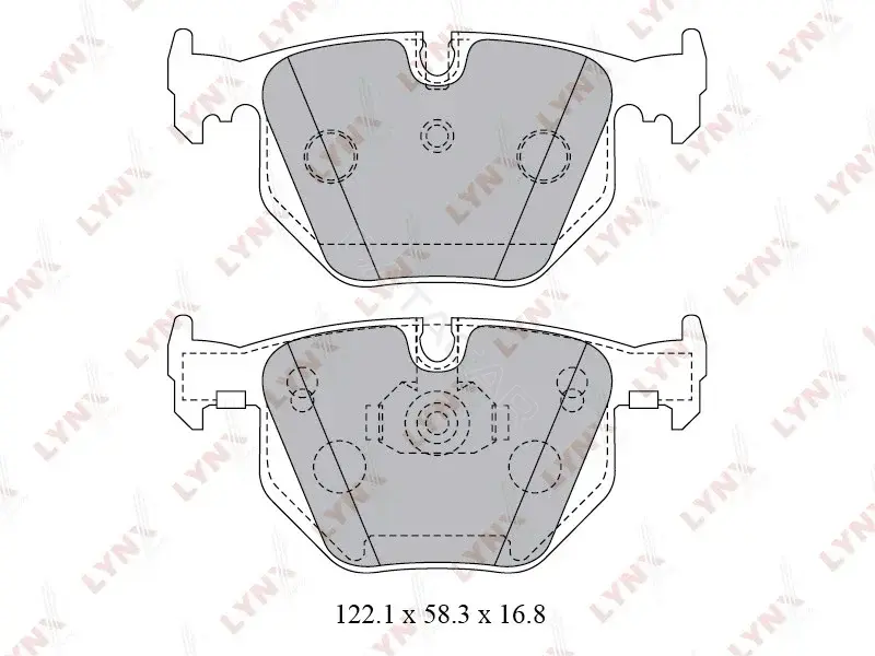 Тормозные колодки LYNXAUTO BD-1426