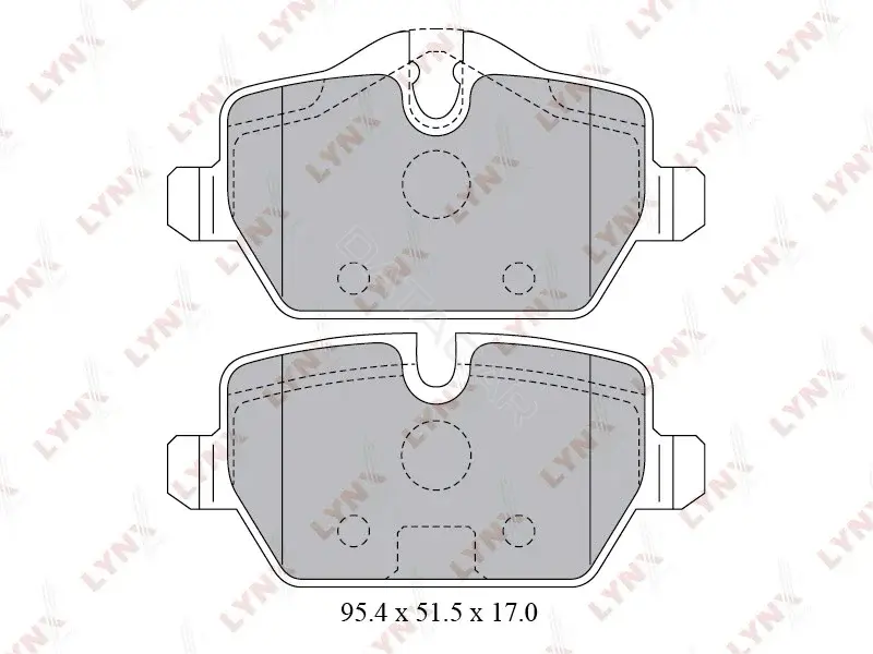 Тормозные колодки LYNXAUTO BD-1430