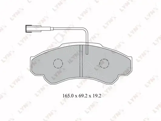 Тормозные колодки LYNXAUTO BD-2216