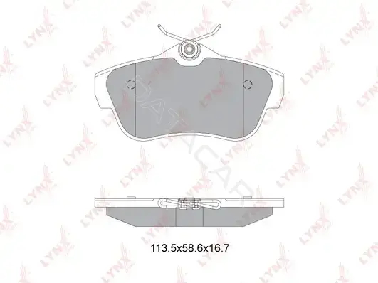 Тормозные колодки LYNXAUTO BD-2228