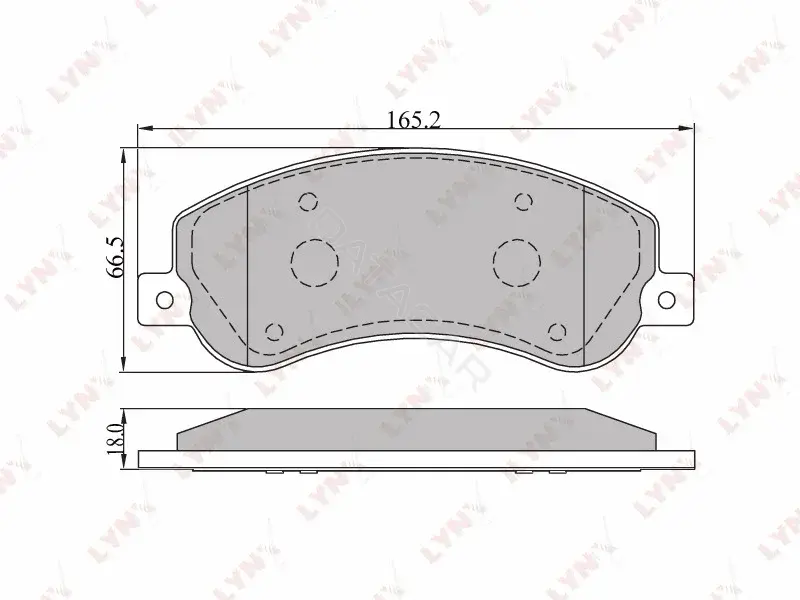 Тормозные колодки LYNXAUTO BD-3002