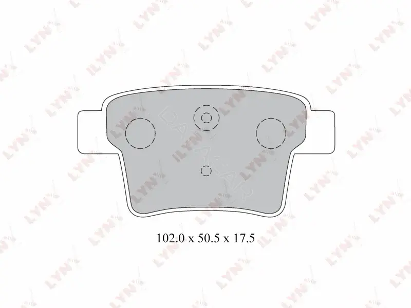 Тормозные колодки LYNXAUTO BD-3008