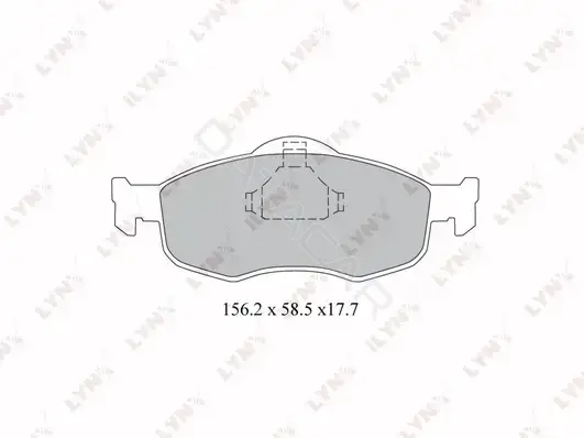 Тормозные колодки LYNXAUTO BD-3011