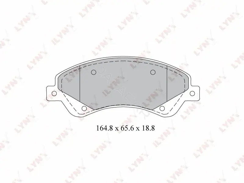 Тормозные колодки LYNXAUTO BD-3034
