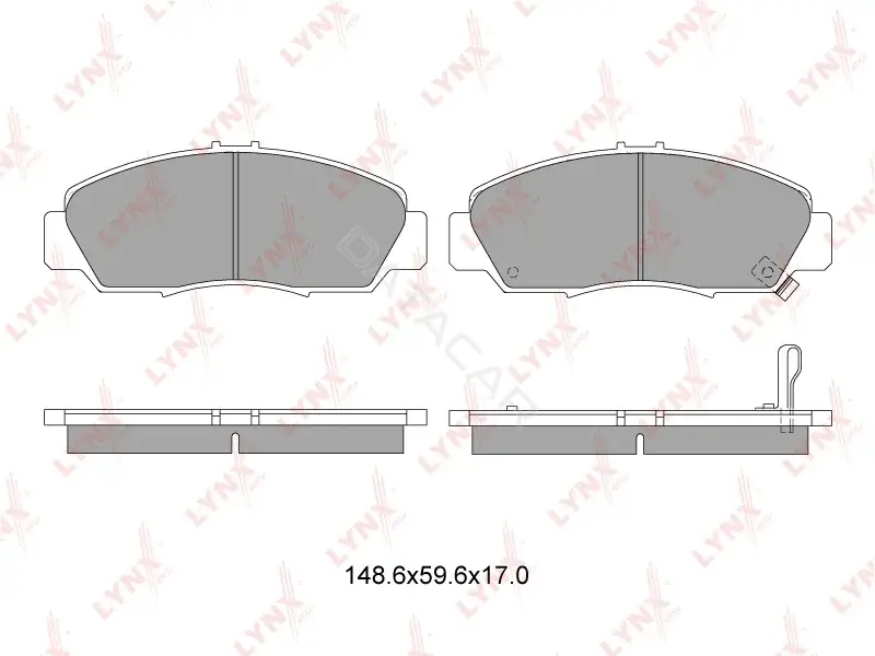 Тормозные колодки LYNXAUTO BD-3411