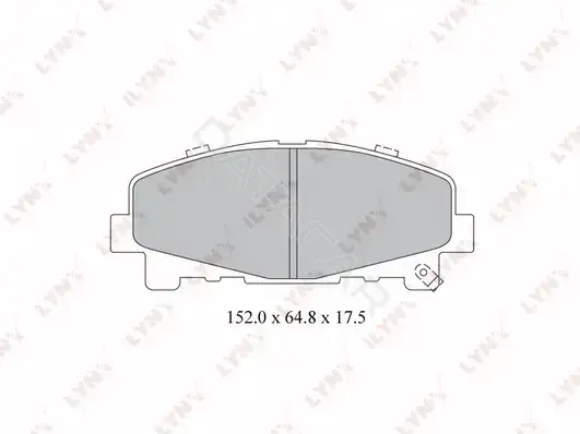 Тормозные колодки LYNXAUTO BD-3424