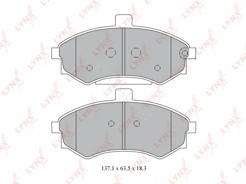 Тормозные колодки LYNXAUTO BD-3611