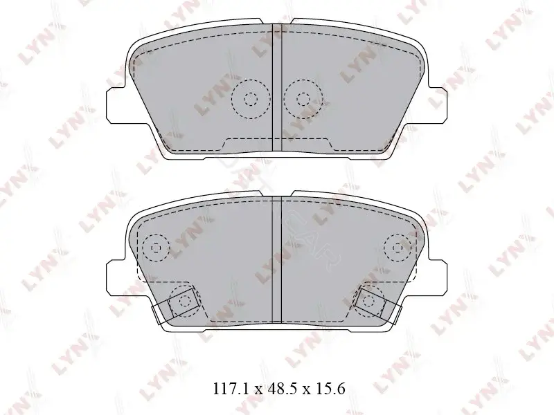 Тормозные колодки LYNXAUTO BD-3623