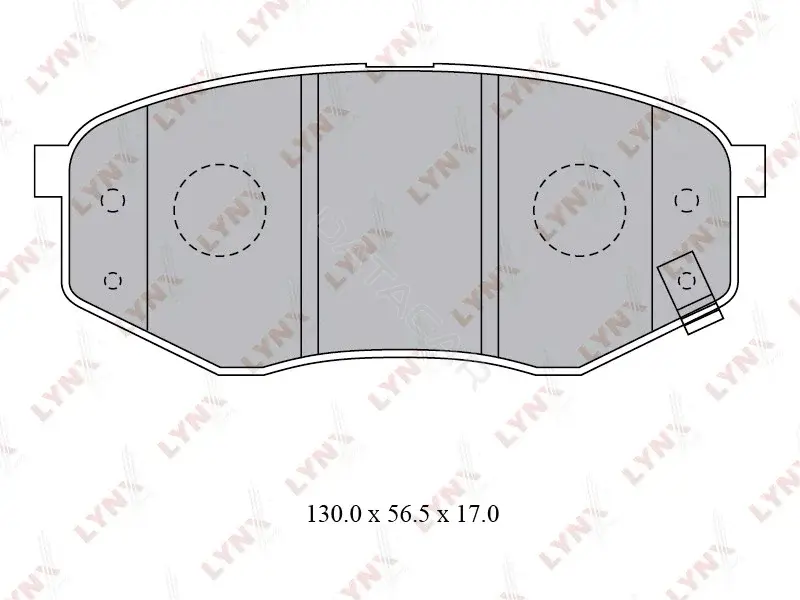 Тормозные колодки LYNXAUTO BD-3624