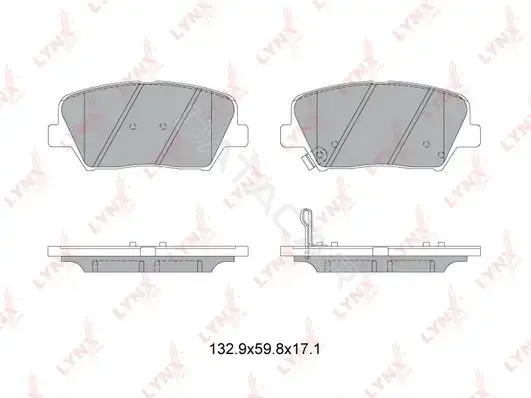 Тормозные колодки LYNXAUTO BD-3630