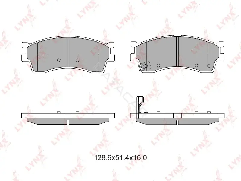 Тормозные колодки LYNXAUTO BD-4403