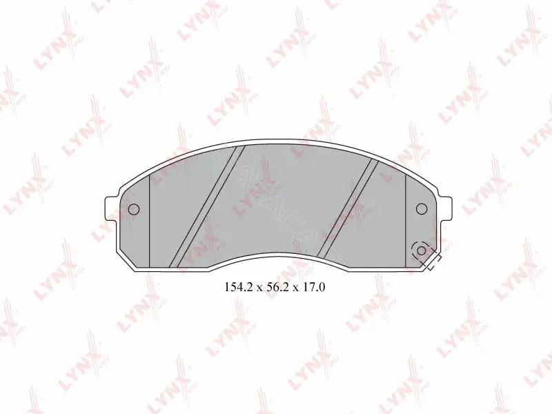 Тормозные колодки LYNXAUTO BD-4406