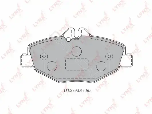 Тормозные колодки LYNXAUTO BD-5323
