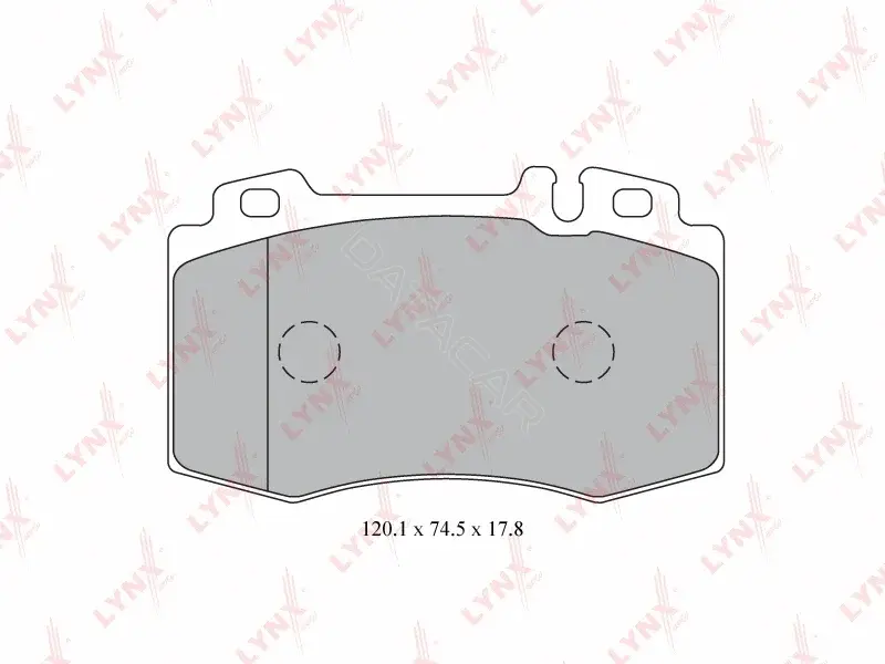 Тормозные колодки LYNXAUTO BD-5324