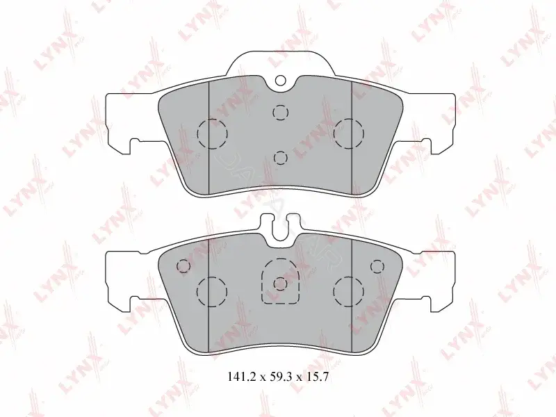 Тормозные колодки LYNXAUTO BD-5325