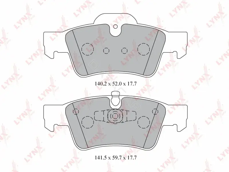 Тормозные колодки LYNXAUTO BD-5332