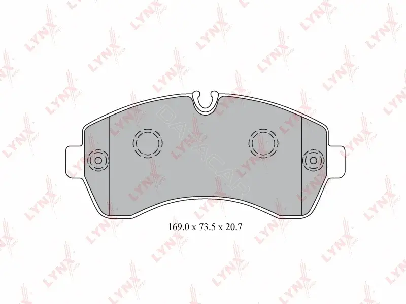 Тормозные колодки LYNXAUTO BD-5343