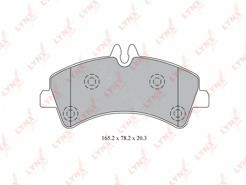 Тормозные колодки LYNXAUTO BD-5344
