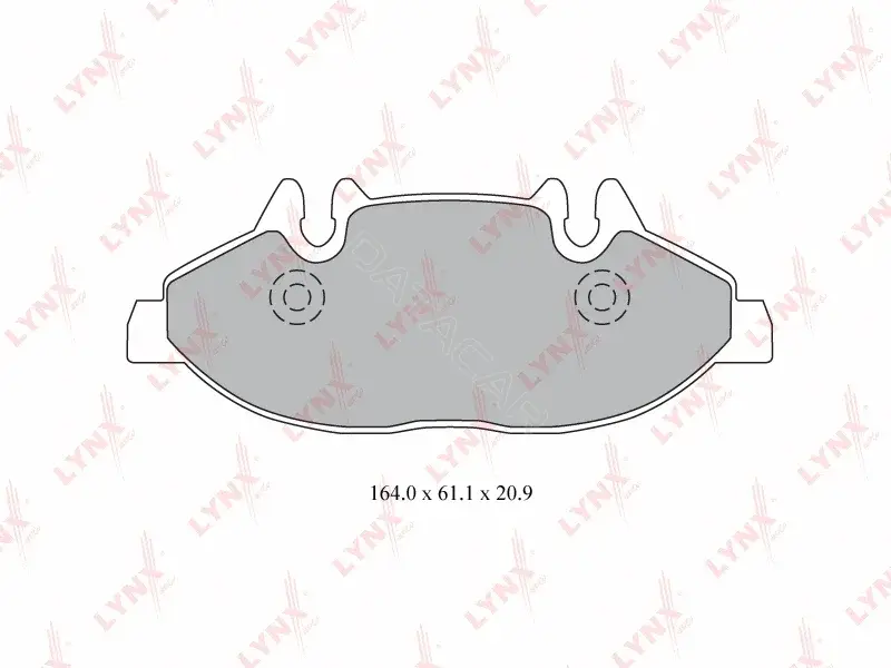 Тормозные колодки LYNXAUTO BD-5348