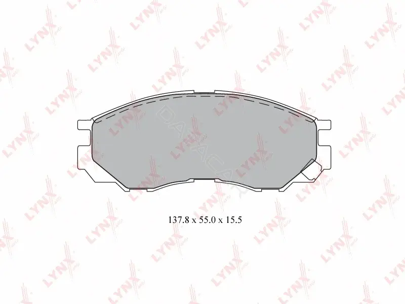 Тормозные колодки LYNXAUTO BD-5520