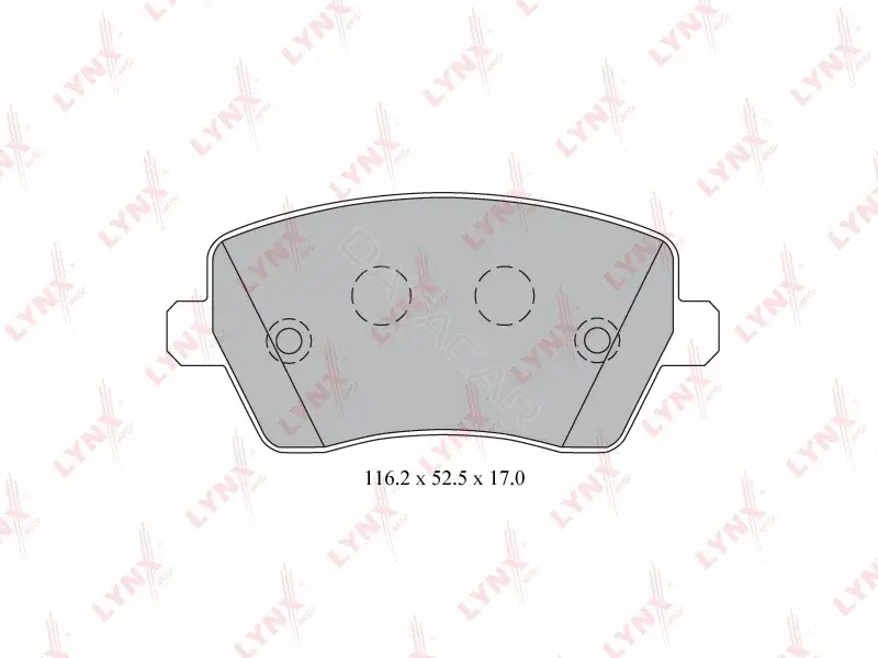 Тормозные колодки LYNXAUTO BD-5739