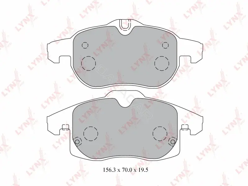Тормозные колодки LYNXAUTO BD-5923