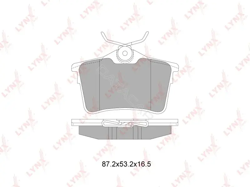 Тормозные колодки LYNXAUTO BD-6113