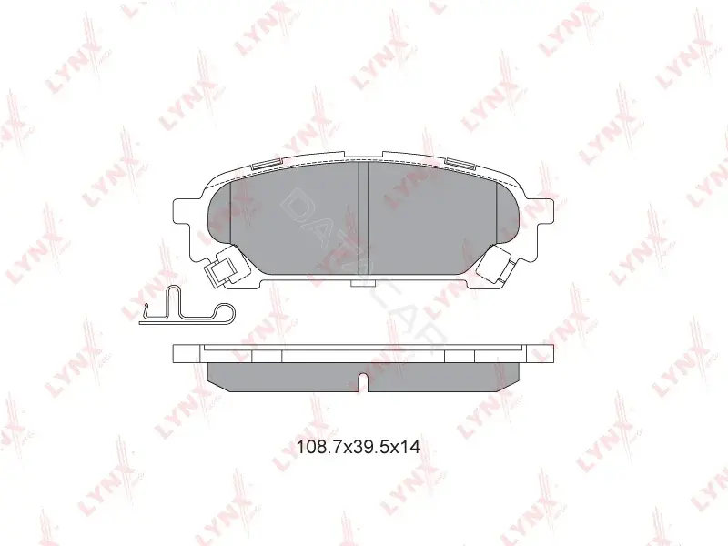 Тормозные колодки LYNXAUTO BD-7113