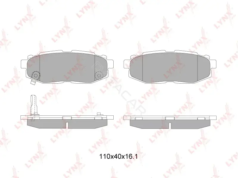 Тормозные колодки LYNXAUTO BD-7114