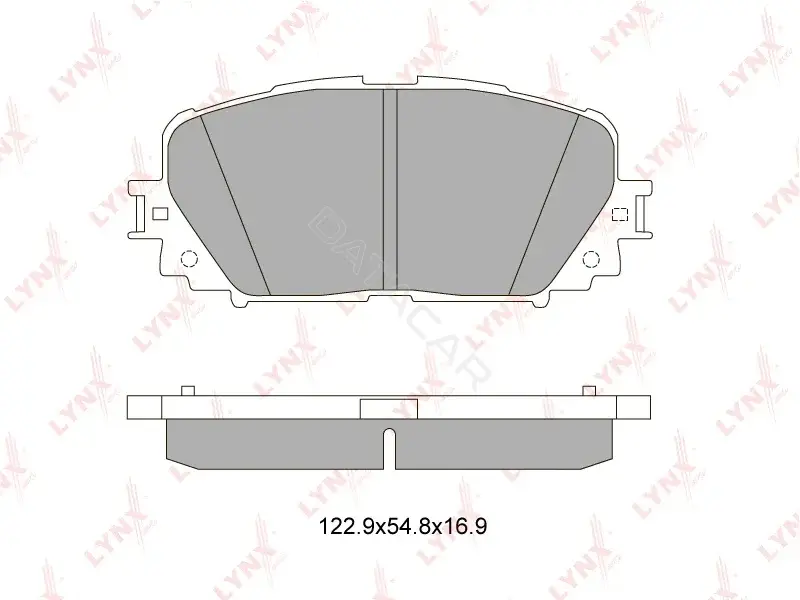 Тормозные колодки LYNXAUTO BD-7554