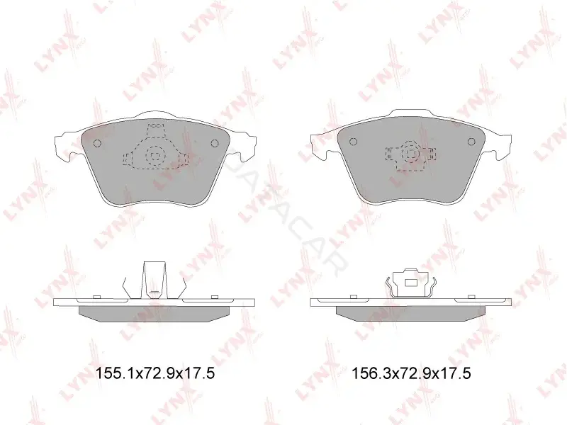 Тормозные колодки LYNXAUTO BD-7819