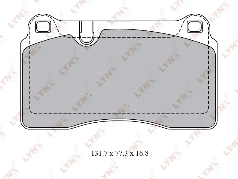 Тормозные колодки LYNXAUTO BD-8028