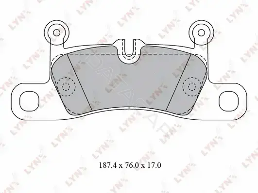 Тормозные колодки LYNXAUTO BD-8029