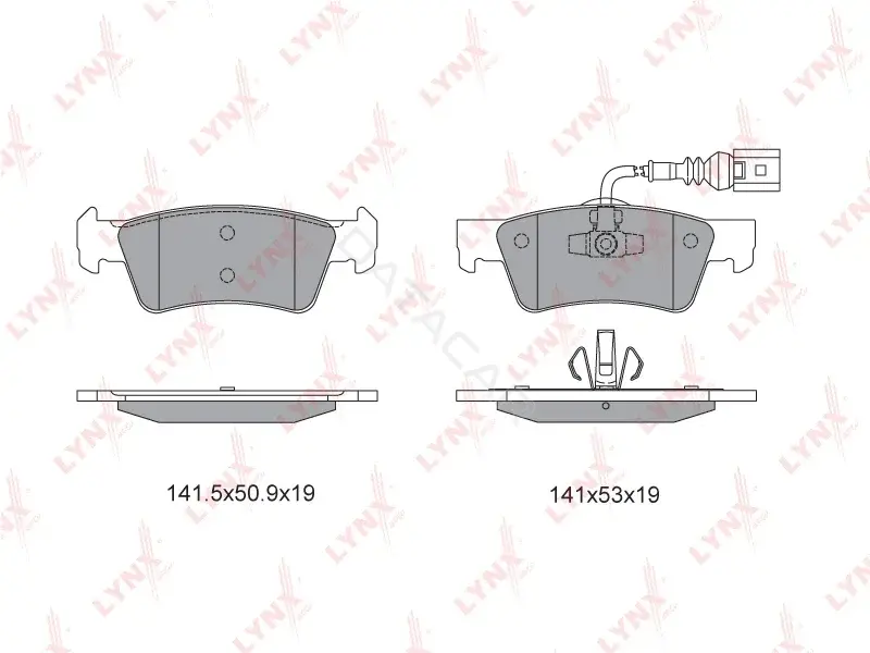 Тормозные колодки LYNXAUTO BD-8039