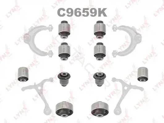 Сайлентблок рычага LYNXAUTO C9659K