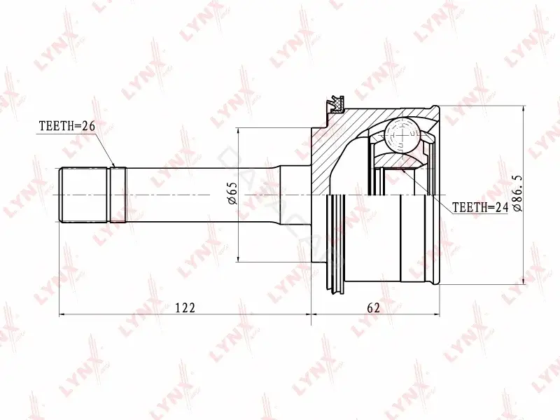 Шрус LYNXAUTO CO-4406