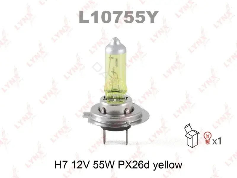 Лампочки LYNXAUTO L10755Y