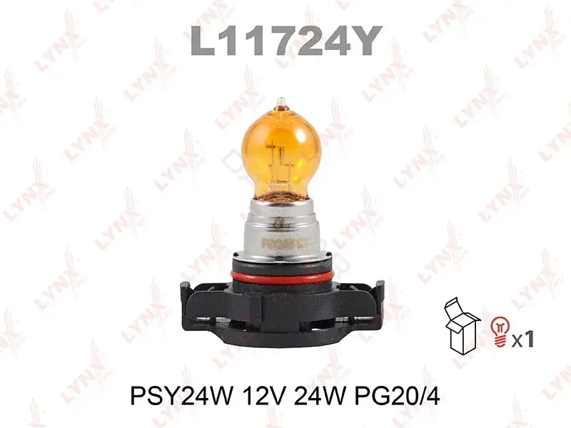 Лампочки LYNXAUTO L11724Y