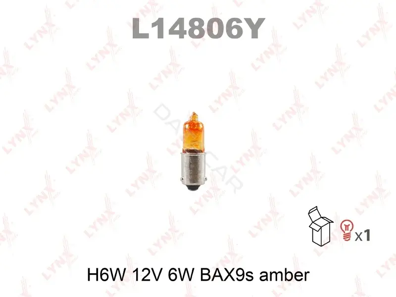 Лампочки LYNXAUTO L14806Y