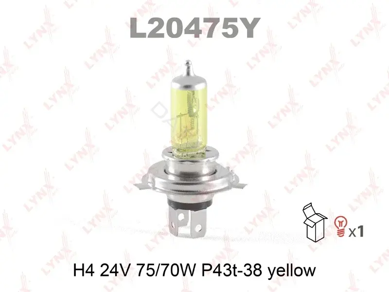 Лампочки LYNXAUTO L20475Y
