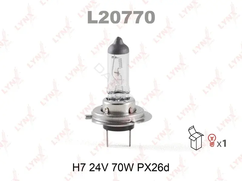 Лампочки LYNXAUTO L20770