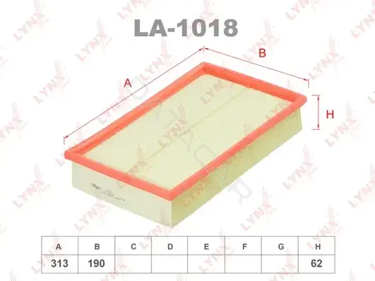 Воздушный фильтр LYNXAUTO LA-1018