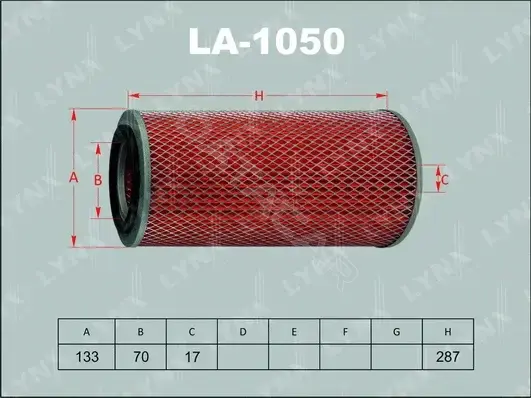 Воздушный фильтр LYNXAUTO LA-1050